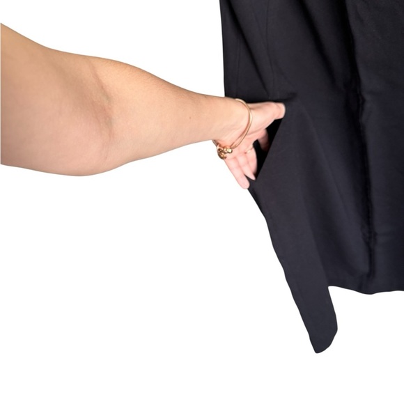 Marimekko Black Sheath Mini Dress Crew Neck - Picture 5 of 10